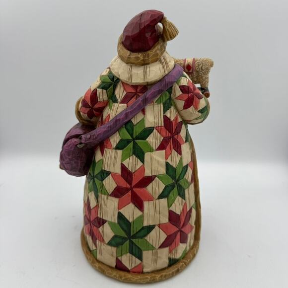 Jim Shore Heartwood Creek O’er The Fields We Go Santa Figurine 112241 Farm Scene - Picture 3 of 8